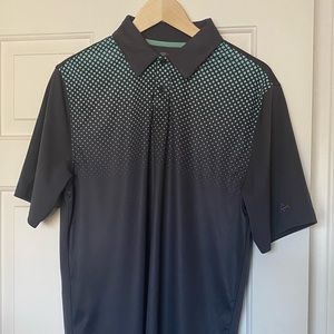 Greg norman golf shirt, 100% polyester, size small.